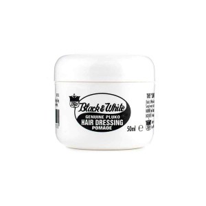 Black and White Genuine Pluko Hairdressing Pomade - 50ml