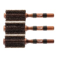 Head Jog Natural Boar Bristle Radial Brush
