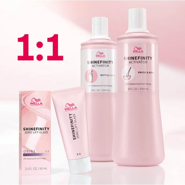 Wella Shinefinity Colour Activator Brush and Bowl 1000ml